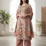 Women's Stylish Premium Tissue Kurti Set