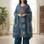 Women's Stylish Premium Tissue Kurti Set