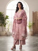 Women's Stylish Premium Tissue Kurti Set