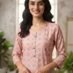 Women's Printed Open Kurti Top