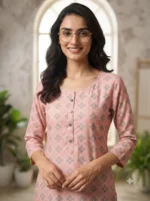 Women's Printed Open Kurti Top