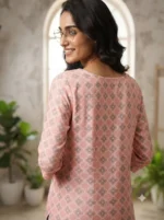 Women's Printed Open Kurti Top - Image 3