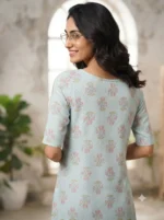 Women's Printed Open Kurti Top - Image 3
