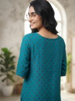 Women's Printed Open Kurti Top - Image 3