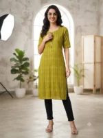 Women's Printed Open Kurti Top - Image 2