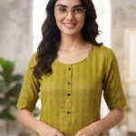 Women's Printed Open Kurti Top