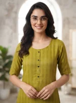 Women's Printed Open Kurti Top