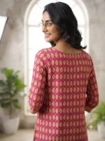 Women's Printed Open Kurti Top - Image 3