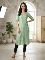 Women's Printed Open Kurti Top - Image 2