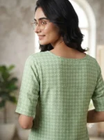 Women's Printed Open Kurti Top - Image 3