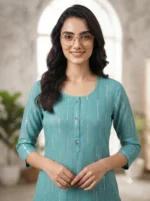 Women's Printed Open Kurti Top