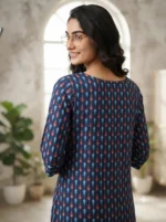 Women's Printed Open Kurti Top - Image 3