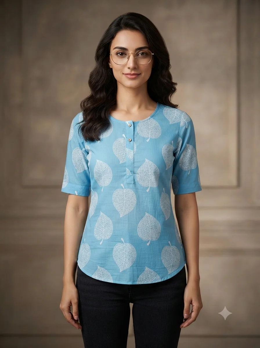 1788015637630 Women's Stylish Cotton Crop Tops - Image 1