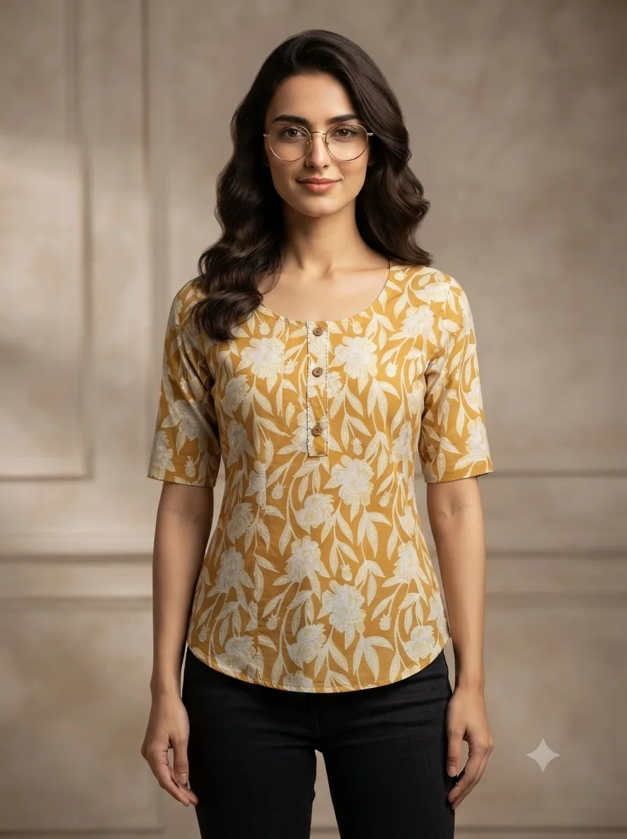 1788016500803 Women's Stylish Cotton Crop Tops - Image 1