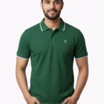 Men's Heley Plain Polo Tshirts - Green