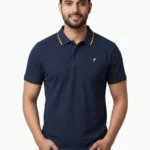 Men's Heley Plain Polo Tshirts - Blue