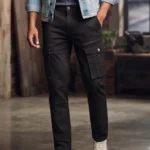 Men's Black Adventure Cargo Trousers