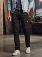 Men's Black Adventure Cargo Trousers