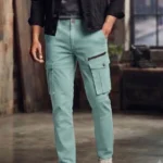 Men's Turquoise Adventure Cargo Trousers