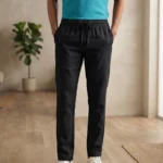 Men's Relax Fit Linen Trousers