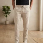 Men's Relax Fit Linen Trousers