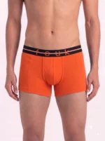 2 Pack FCUK Trunks For Men - JET BLACK & SCAR.IBIS - Image 4