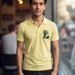 Men's Lacoste Embroidered Collar Neck Tshirt