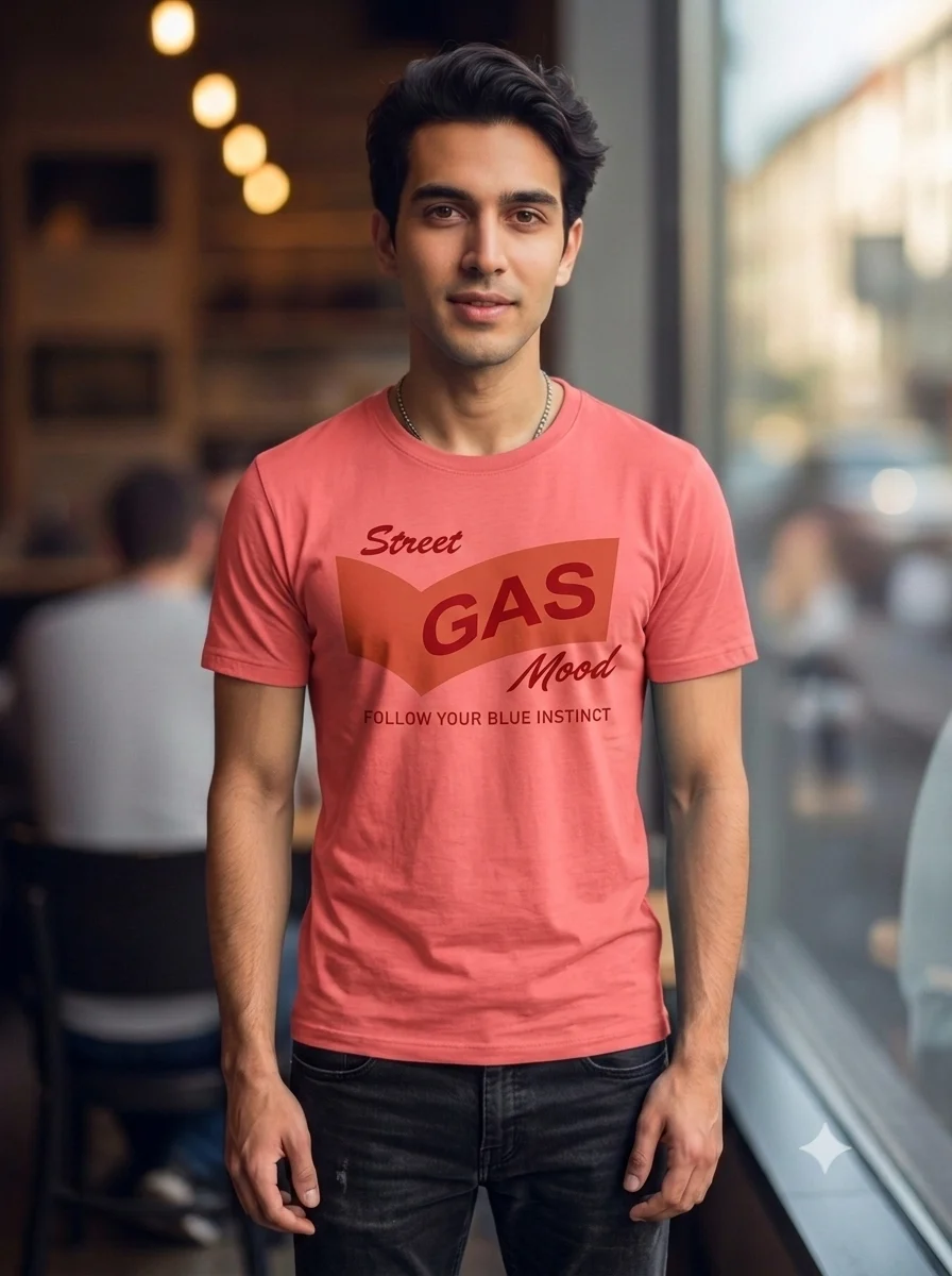 1788488587959 Men's GAS Street Mood Round Neck Tshirts - Image 1