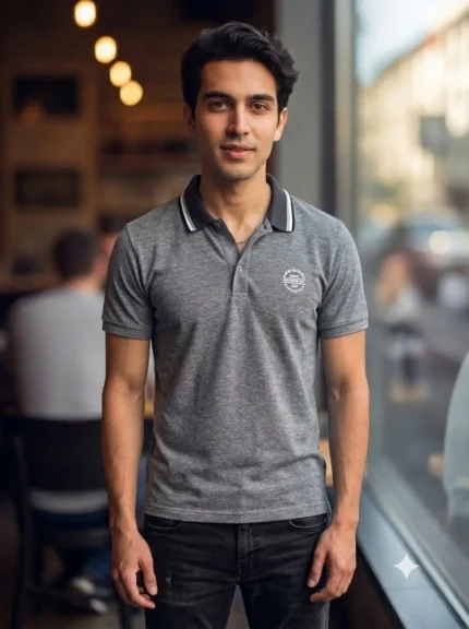 Men's Collar Neck Tshirt