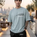 Men's Drop Shoulder Backprint Tshirts