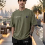 Men's Drop Shoulder Backprint Tshirts