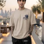 Men's Drop Shoulder Backprint Tshirts