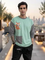 Men's Drop Shoulder Backprint Tshirts