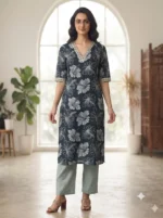 Women's Trendy Premium Fashion Kurti Set - Image 2