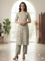 Women's Trendy Premium Fashion Kurti Set - Image 2