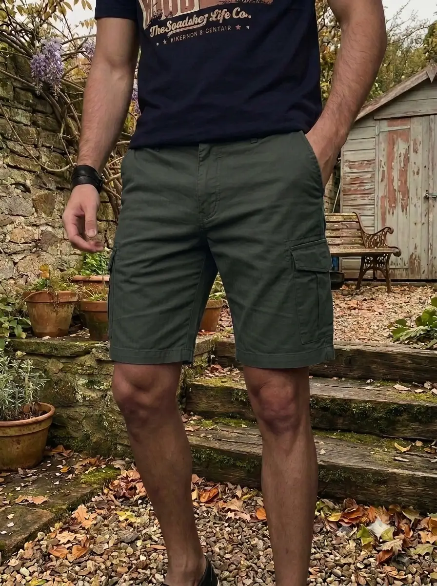 1790521529106 Men's Creeper Premium Cargo Shorts - Image 1