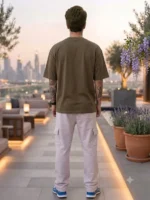 Men's Ballucci Plain Drop Shoulder Tshirts - Image 2