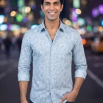 Men's Cotton Oxford Printed Shirts